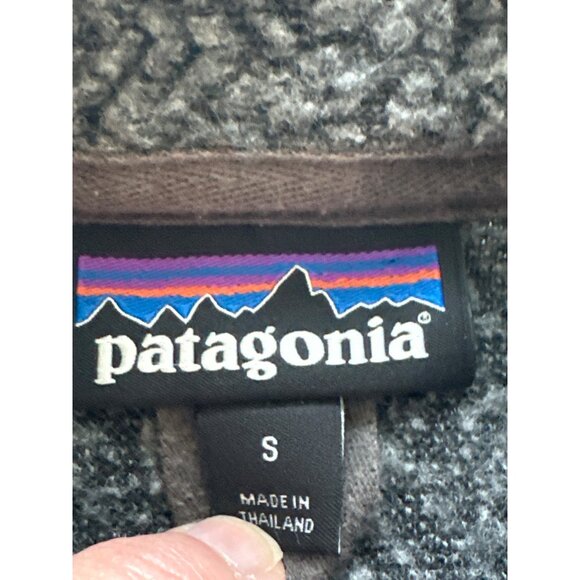 Patagonia Pullover Womens Small Woolyester Fleece Forge Gray 1/4 Zip - Picture 2 of 9